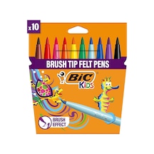 Bic Kids Visaquarelle Fırça Uçlu Keçeli Boya Kalemi 10 Renk 8289641