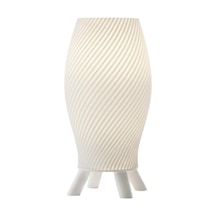 Spiral Masa Lambası Modern Dekoratif Aydınlatma Beyaz
