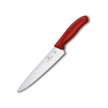Victorinox 6.8001.19c1b 19cm Düz Şef Bıçağı, Kırmızı, Blisterli