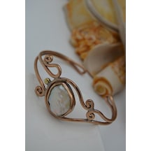 Stoneage Barok Inci Bileklik Bronz