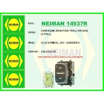 Cam - 353 - Açma Anahtarı Teklı On Sag 6 Fıslı Clıo Symbol Joy - Shophnrl - - Sandero Sağ