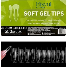 Misyul Jel Tırnak Medium Stiletto 550'li Paket Soft Jel Tips Mıs-2253