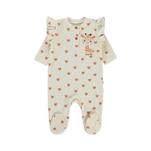 Civil Baby Kalp Zürafa Patikli 1-6 Ay Tulum Fil Dişi
