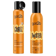 Got2b Vegan Bukle Belirginleştirici Saç Spreyi 200 Ml + Saç Köpüğü 300 Ml