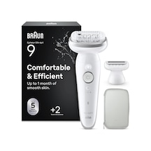 Braun Silk Épil 9 Epilatör, Islak Ve Kuru, Kalıcı Pürüzsüz Cilt, 9-030