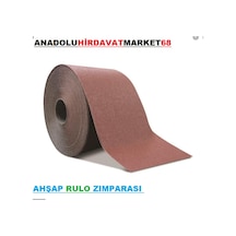 60 Kum Rulo Zımpara Ahşap Metal Zımparası Kalın Diş 1 Metre