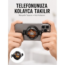 Telefon Soğutucu Led Işık Efektli Power Aparatlı Sessiz Ve Taşınabilir Model Yeni Nesil - Lisinya