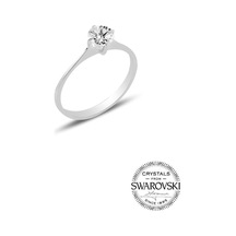 Gümüş Swarovski Tek Taş Yüzük (536537934) Gümüş Swarovski Tek Taş Yüzük (536537934)