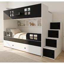 Yuvam Yavrulu Fonksiyonel Merdivenli Ranza Ab 2 90 x 190 CM