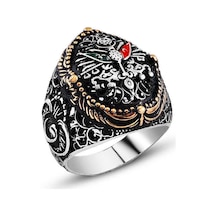 Stillove Osmanlı Devlet Arması Erkek Yüzük 0580089 Gümüş