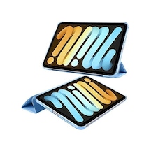 Apple 11 İnç İpad A16 / İpad Air 10.9 İnç/ipad 10.nesil 10.9 Wi-fi Tablet İle Uyumlu Tablet Kılıfı Smart Cover Uyku Modlu Standlı Arkası Sert Şeffaf Kapak Siyah