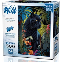 Ks Games 500 Parça Kara Panter Puzzle -