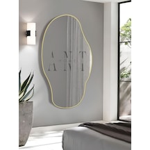 Klas Boy Ayna / Duvar Boy Aynası / Salon Aynası / Konsol Aynası / Hol Aynası / 150 X 80 Cm 100 X 150 Gold