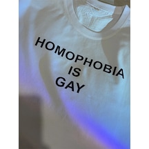 Unisex Pride Tshirt Beyaz