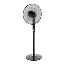 Goodhome 40 Cm Siyah Ayaklı Vantilatör, 3 Hız Kademeli, Uzaktan Kumandalı, 7 Saat Zamanlayıcılı, 82