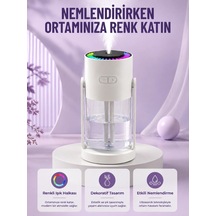 Mey İthalat Sessiz Hava Nemlendirici Renkli Gece Işıklı Otomatik Kapanma Özellikli Nemlendirme Ciha