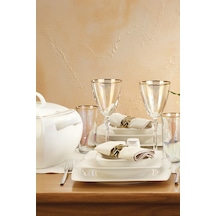 Emsan Fine Bone Estiva Gold 61 Parça 12 Kişilik Yemek Takımı
