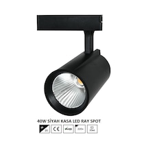 Noas 40w Lyon Günışığı Siyah Kasa Led Ray Spot Yl29-4002 Gün Işığı