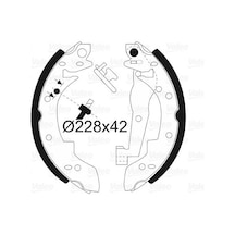 Valeo Fren Balatası Arka Park Frenı Bmw E30 562074 34219064270