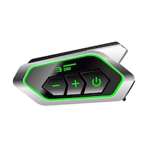 D60 Motor Kask Kulaklık Rgb Modlu Motosiklet Kulaklık Su Geçirmez 5.3 Bluetooth Intercom