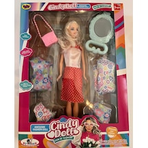 Cindy Doll Oyuncak Bebek 4 Yedek Elbiseli 30 Cm Model Bebek K
