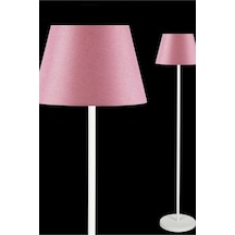Beyaz Metal Lambader Pembe Konik Başlık Ml713