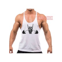 Tarzsokak Gym Tank Top Fitness Sporcu Atleti Gym141 Beyaz
