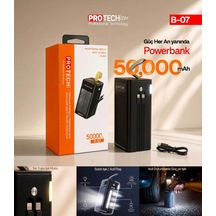 B-07 50000 Mah Powerbank Siyah
