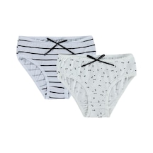 Civil Girls Fiyonk 2-10 Yaş Kız Çocuk 2'li Külot - Standart