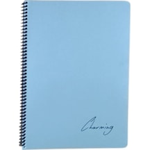 Tokaç A4 Pp Kp Spiralli 72 Yp Çizgili Defter-gri