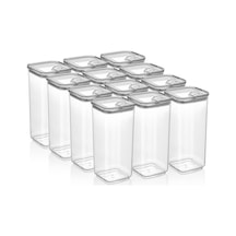 Pratik Kare Saklama Kabı, 3x1700 Ml Şeffaf