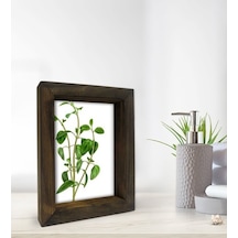 Bk Gift Banyo Dekoratif Doğal Masif Ahşap Çerçeve 15X20Cm-15