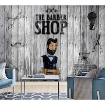 Berberler İçin Özel Tasarım Duvar Kağıdı Barbershop (397460168)