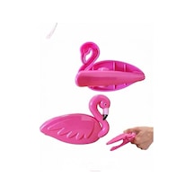 2 Adet Flamingo Tasarımlı Şezlong Ve Plaj Havlusu Klipsi Çok Renkli