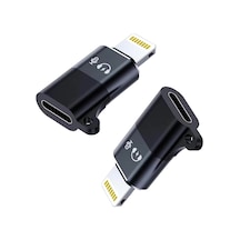 Cl2 Lightning Usb C Şarj Ve Data Aktarım Destekli Kulaklık Adaptörü Dönüştürücü, 2 Adet Aux S