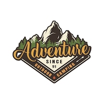 Off Road Camping Adventure Sticke Road Sticker 13 X 10 Cm