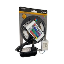 Cata 5 Metre 6 Watt 220 Volt 96 Renkli Kumandalı Rgb Şerit Led Seti Ct-4557