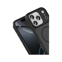Joko Apple Uyumlu iPhone 17 Pro Max Uyumlu Megane Magsafe Kapak - Siyah