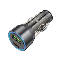 Hoco Nz12a Action Pd43w Usb + Type-c Hızlı Şarj Araç Çakmaklı Şarj Aleti- 5775