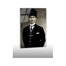 Atatürk Portresi Temperli Cam Tablo, Ev Ve Ofis Duvar Dekoru Hediyelik15