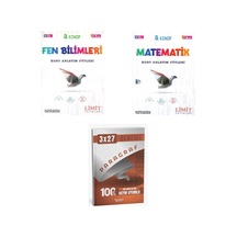 2027 Limit 8. Sınıf Föyleri Fen Bilimleri + Matematik Konu + Anla Kazan Paragraf Deneme 3'lü Set