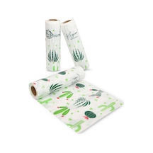 Regron Kaktüs Kullan At Sıvı Geçirmez Desenli Masa ve Aktivite Piknik Örtüsü