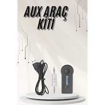 Yeni Nesil Bluetooth Aux Araç Kiti Siyah Tv Tablet Telefon Araç Araba 1