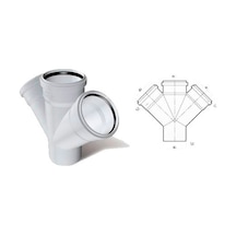 Fırat Pvc Çift Çatal 100x100