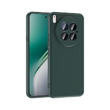 Tecno Camon 40 Premier 5g Kılıf Yumuşak Silikon Kamera Korumalı Lansman Pazarplus Koyu Yeşil