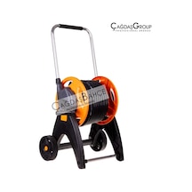 Gf 5774 Bahçe Sulama Hortumu Makarası Tekerlekli Teleskobik 25 M