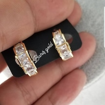 Barışgold 22Ayar Altin Kaplama Küpe N11.531 Çok Renkli