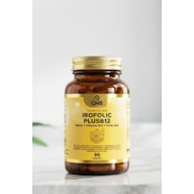Gnb Irofolic Plus B12 Demir, Vitamin B12 Ve Folik Asit İçeren Takviye Edici Gıda 90 Kapsül