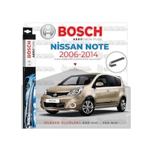 Nissan Note Muz Silecek Takımı 2006-2014 Bosch  Aerotwin N11.4013