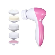 5 In 1 Pilli Yüz Temizleme,masaj Ve Peeling Fırça Seti Sünger Set Karışık